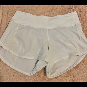 Lululemon Speed Up Short 2.5” White Size 6